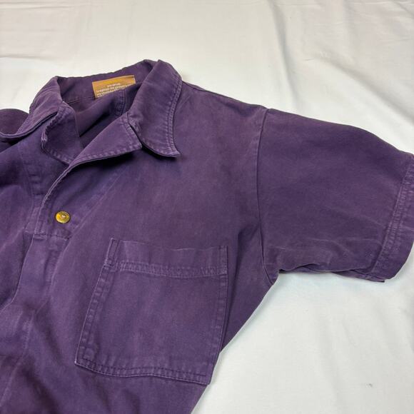 Big Bud Press Purple Short Sleeve Jumpsuit Women's XL Boho Indie Twee - Picture 9 of 11